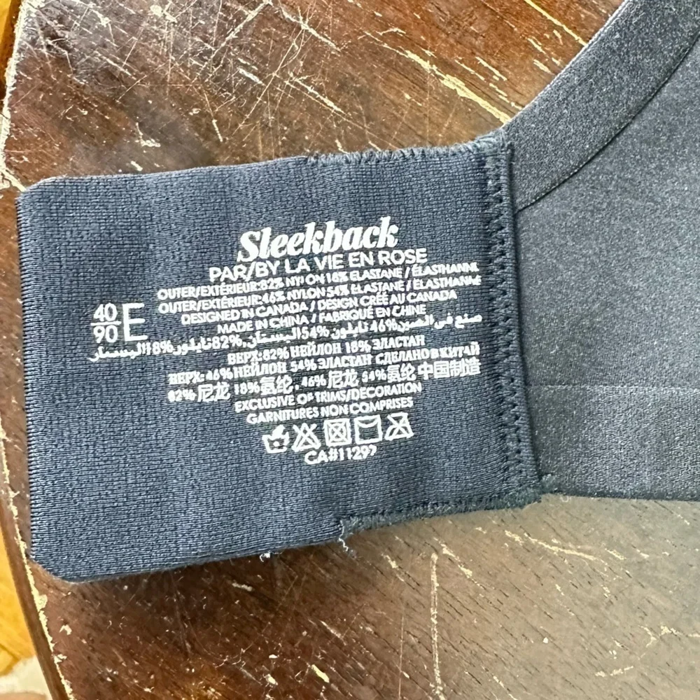 La Senza Lightly Lined Sleek Back Bra 40E